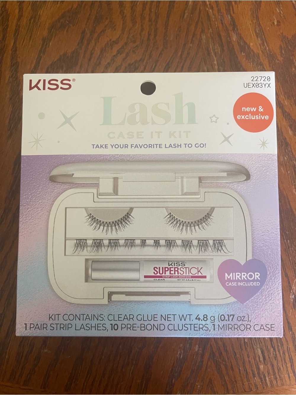 KISS Lash Case It Kit - White and Pink Accents